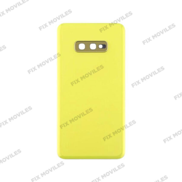 Tapa Trasera Samsung G970/ S10E Amarillo con Lente