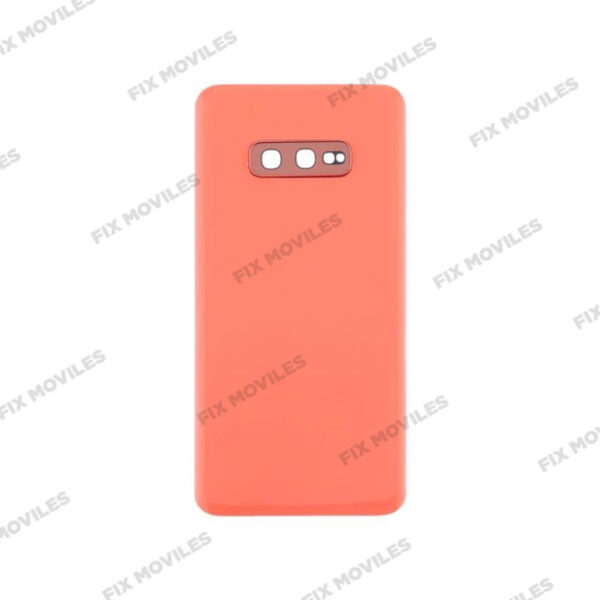 Tapa Trasera Samsung G970/ S10E Naranja con Lente