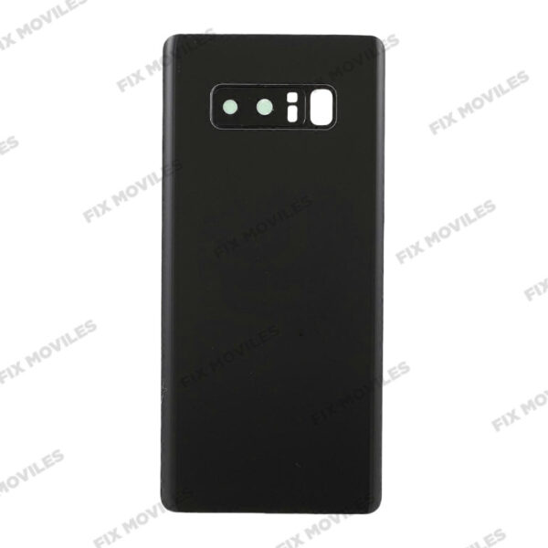 Tapa Trasera Samsung Note 8 N950F Negra con Lente