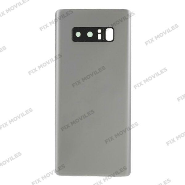 Tapa Trasera Samsung Note 8 N950F Plateada con Lente