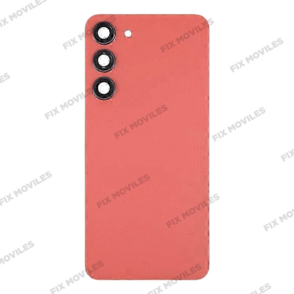 Tapa Trasera Samsung S23 Plus S916B Rojo/Naranja Oscuro con Lente