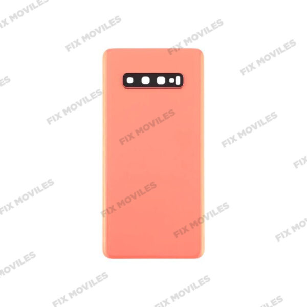 Tapa Trasera Samsung SM-G975 GALAXY S10 Plus Naranja con Lente