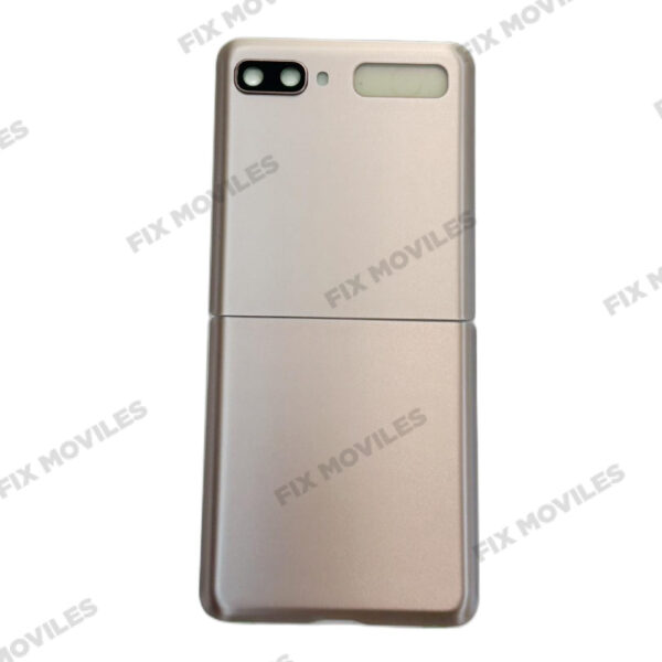 Tapa Trasera Samsung Z Flip 2 Dorada con Lente ORI