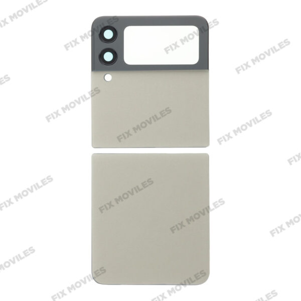 Tapa Trasera Samsung Z Flip 3 5G Amarillo con Lente EXCELLENT