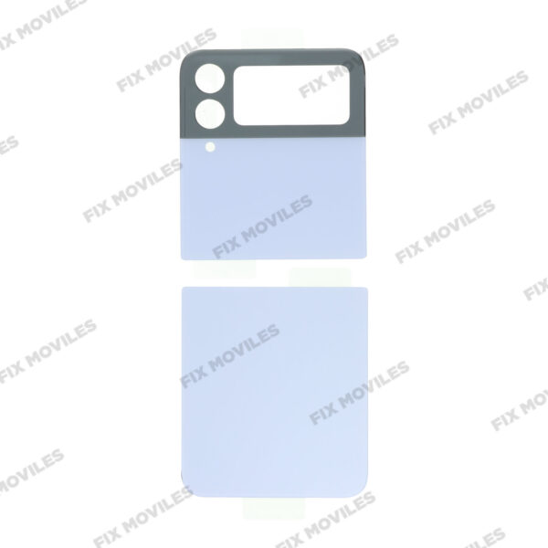 Tapa Trasera Samsung Z Flip 4 5G Azul con Lente EXCELLENT