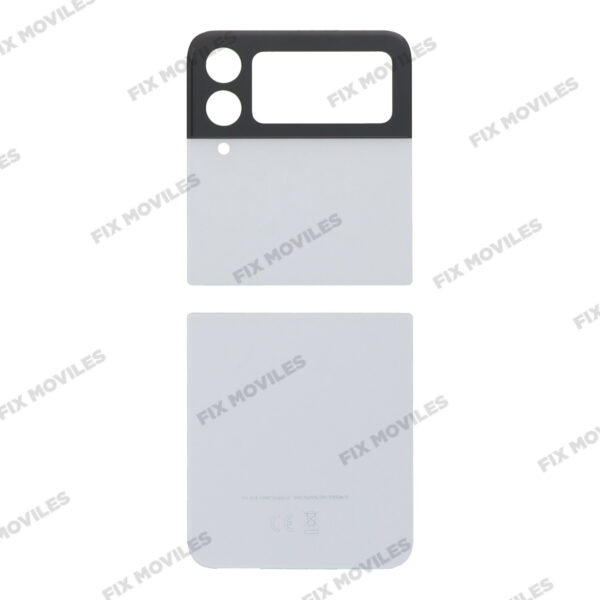 Tapa Trasera Samsung Z Flip 4 5G Blanco con Lente EXCELLENT