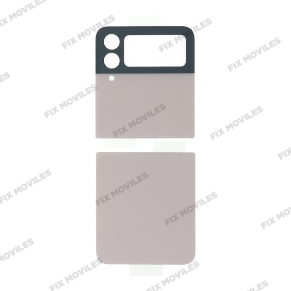 Tapa Trasera Samsung Z Flip 4 5G Dorada con Lente EXCELLENT