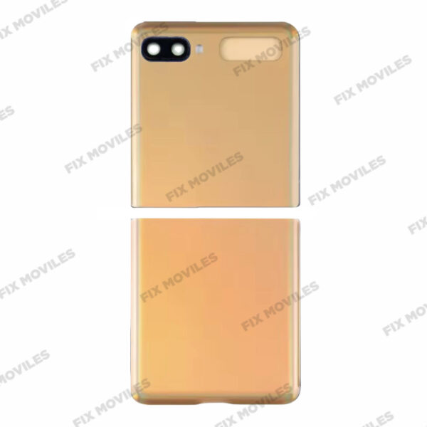 Tapa Trasera Samsung Z Flip Dorado con Lente EXCELLENT