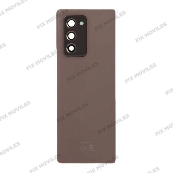 Tapa Trasera Samsung Z Fold 2 5G Bronce con Lente EXCELLENT