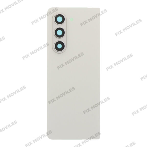 Tapa Trasera Samsung Z Fold 5 Blanco con Lente