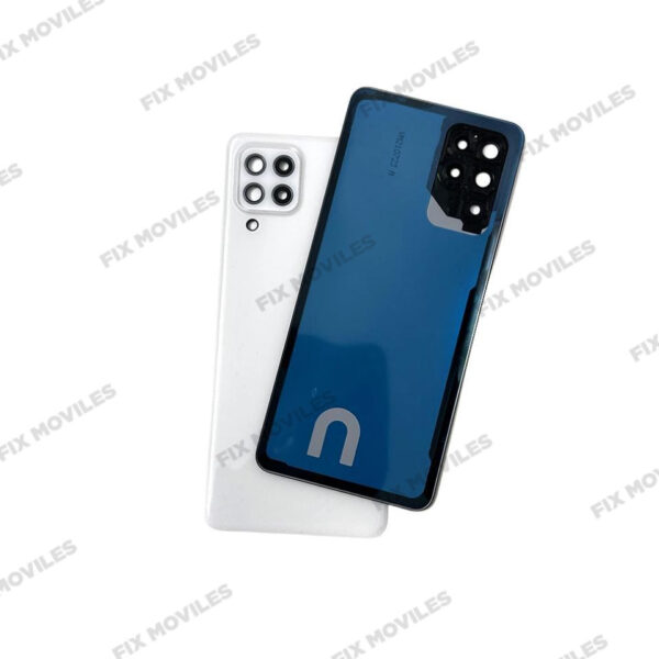 Tapa Trasera para Samsung Compatible A22 4G Blanco con lente