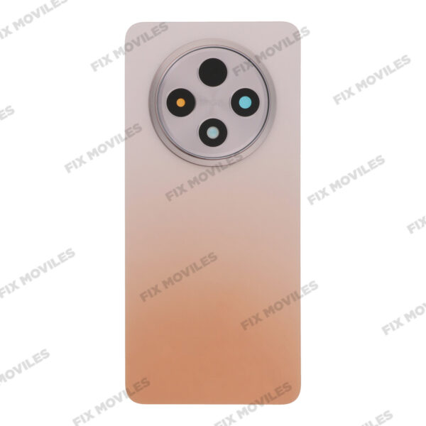 Tapa Trasera para OPPO Reno 12F Naranja con Lente EXCELLENT