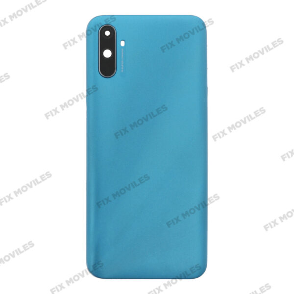 Tapa Trasera para Realme C3 Azul con Lente Original