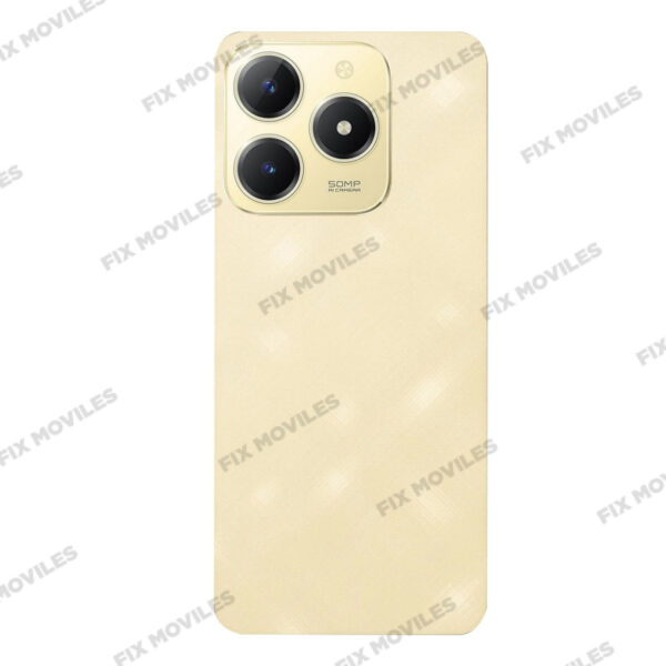 Tapa Trasera para Realme C61 Dorado con Lente EXCELLENT