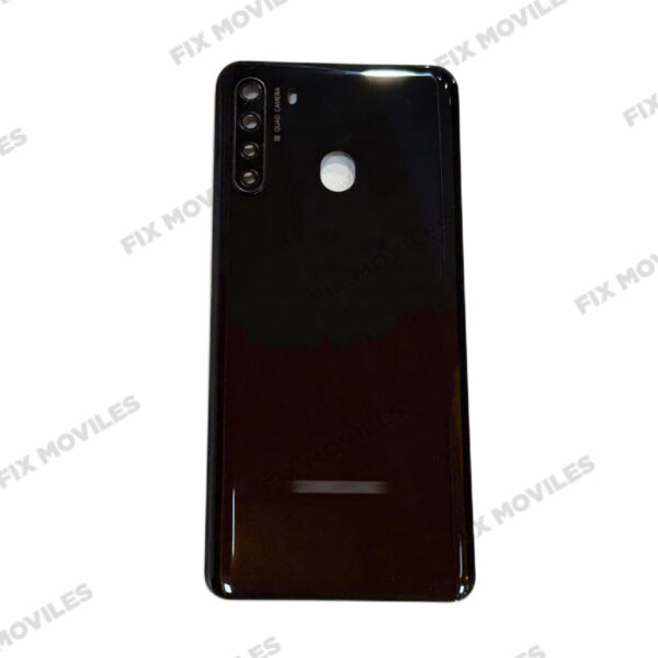 Tapa Trasera para Samsung A21 A215F Negra con Lente