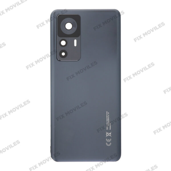 Tapa Trasera para Xiaomi 12T Negro con Lente EXCELLENT
