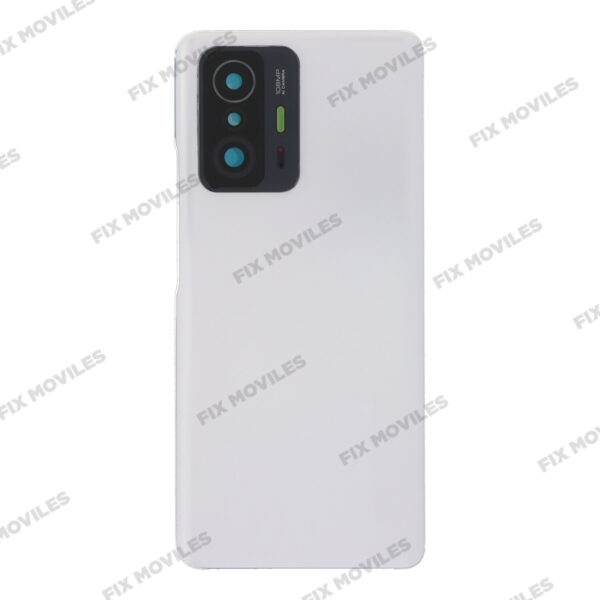 Tapa Trasera para Xiaomi Mi 11T 5G / Mi 11T Pro 5G Blanca com Lente OEM