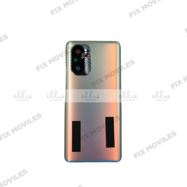 Tapa Trasera para Xiaomi Mi 11i 5G Plata con Lente Original