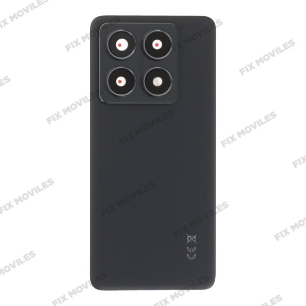 Tapa Trasera para Xiaomi Mi 14T Pro Negro con Lente EXCELLENT