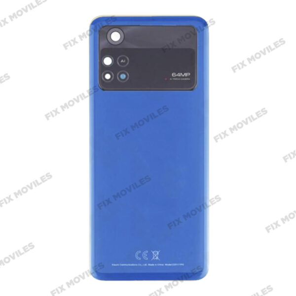 Tapa Trasera para Xiaomi Poco M4 Pro 4G Azul con Lente EXCELLENT
