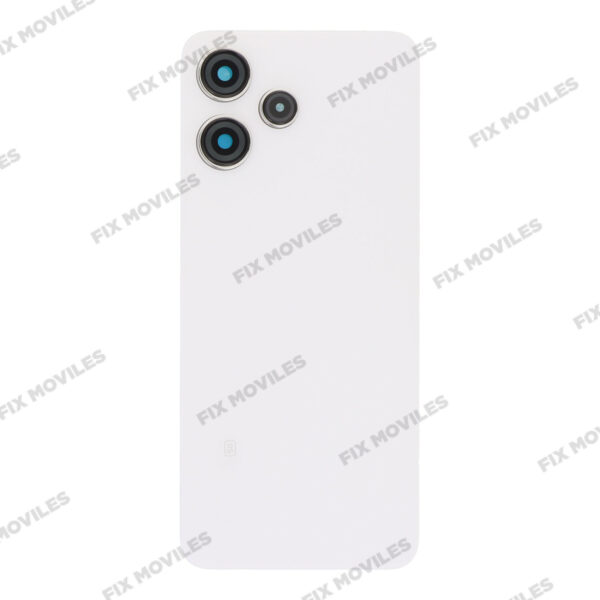 Tapa Trasera para Xiaomi Redmi 12 5G Blanco con Lente OEM
