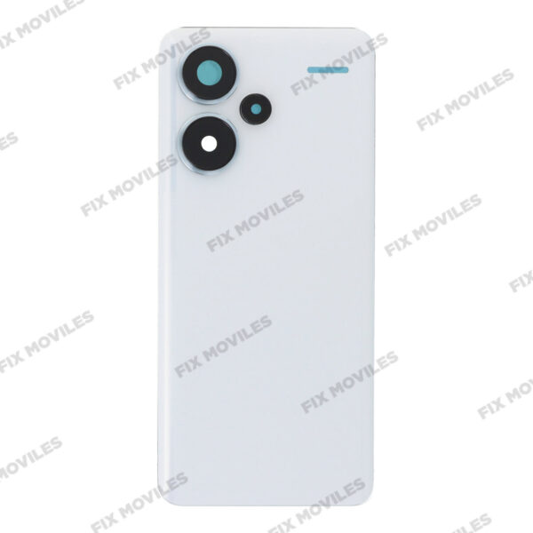 Tapa Trasera para Xiaomi Redmi Note 13 Pro Plus 5G Blanca con Lente OEM