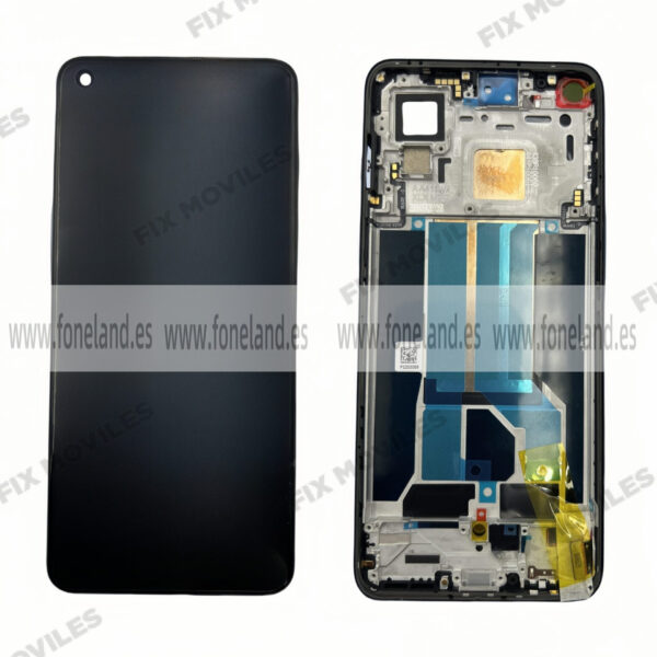 Original Nueva Pantalla One Plus Nord 2 5G con Marco Gris Completa LCD+Tactil