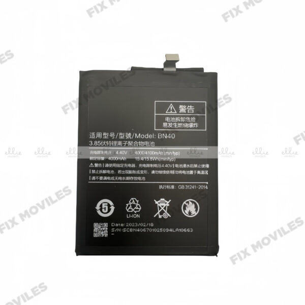 Batería XIAOMI Redmi 4 Pro BN40 4100mAh