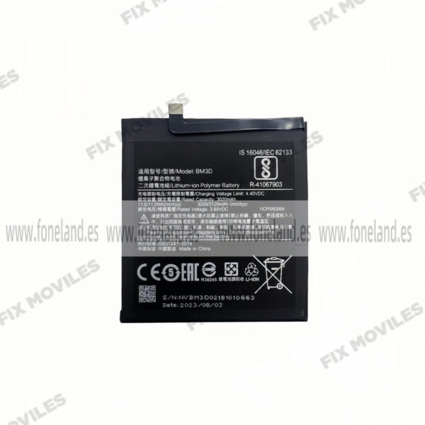 Batería XIaomi Mi 8SE BM3D 3020mAh