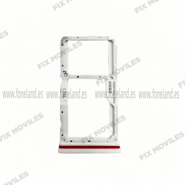Bandeja de SIM para Xiaomi Poco F2 Blanca
