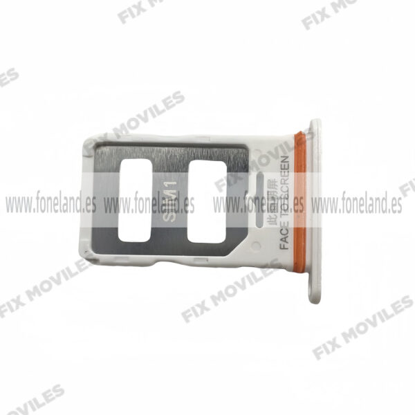 Bandeja de SIM para Xiaomi Poco X6 5G Blanco