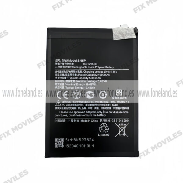 Batería Xiaomi Redmi Note 13 4G/5G BN5P