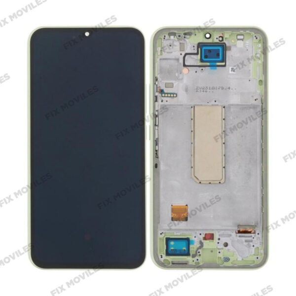 Pantalla Samsung SM-A346 A34 5G 2023 Verde con Marco Completa SERVICE PACK