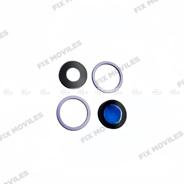Lente Cristal Camara con Marco para iPhone 11 Lila camara