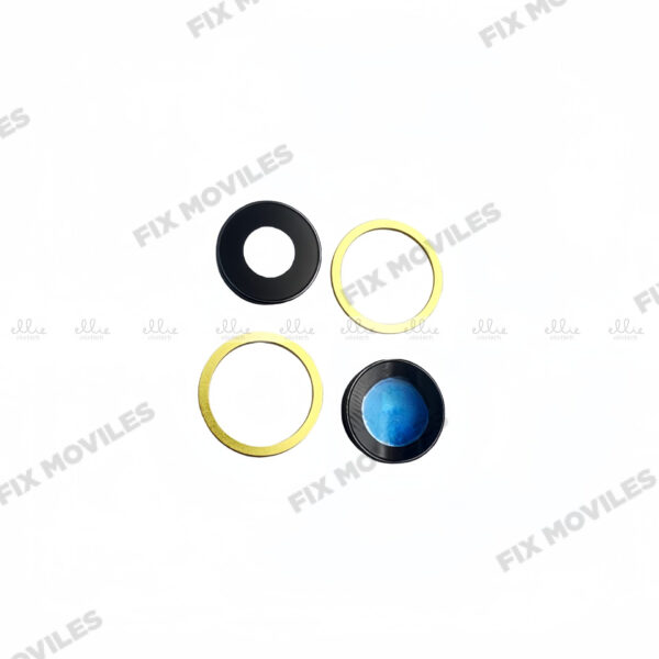 Lente Cristal Camara con Marco para iPhone 11 Amalillo camara