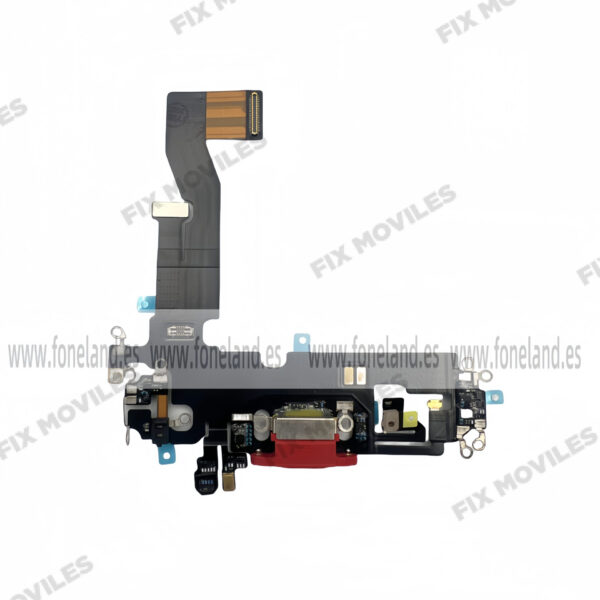 Cable Flex de Carga para iPhone 12 / 12 Pro Rojo Desmontaje