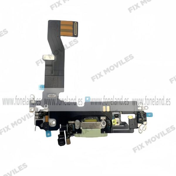 Cable Flex de Carga para iPhone 12 / 12 Pro Verde Desmontaje