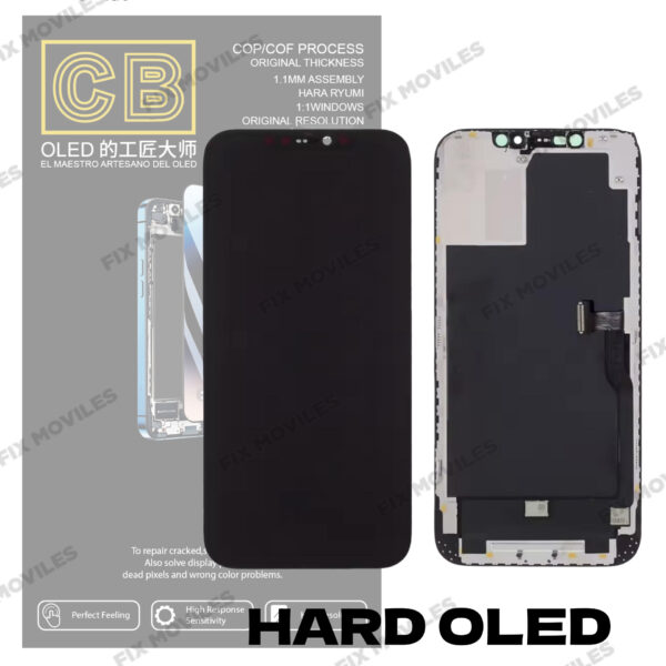 Pantalla CB HARD OLED  iPhone 12 Pro Max control IC Reemplazable LCD+TACTIL Completo