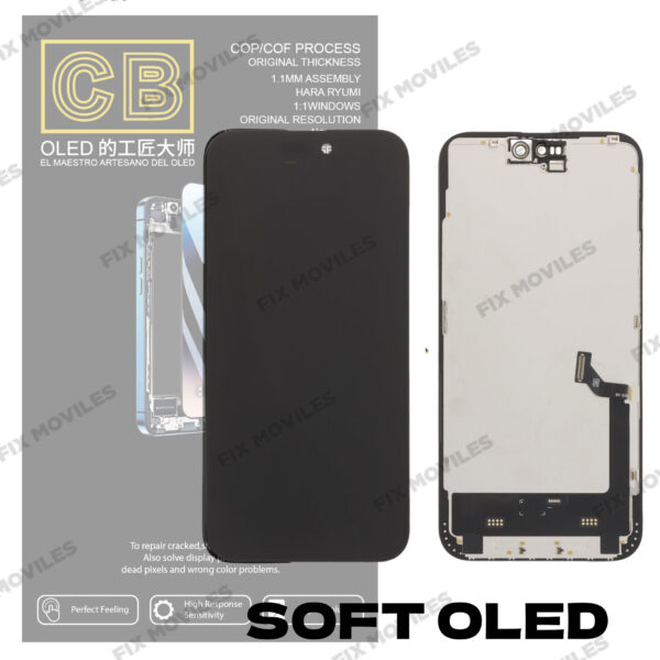 Pantalla âCB SOFT OLEDâiPhone 15 Plus Control IC Reemplazable LCD+TACTIL Completo