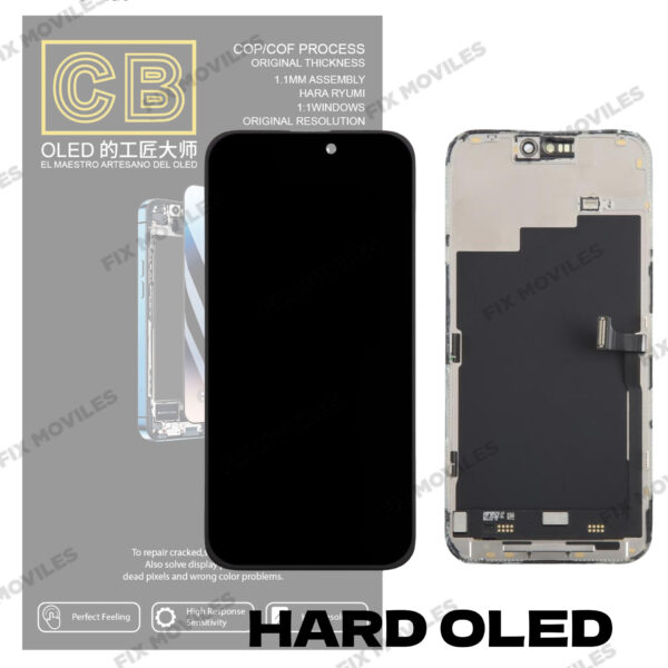 Pantalla CB HARD OLED  iPhone 15 Pro Max control IC Reemplazable LCD+TACTIL Completo