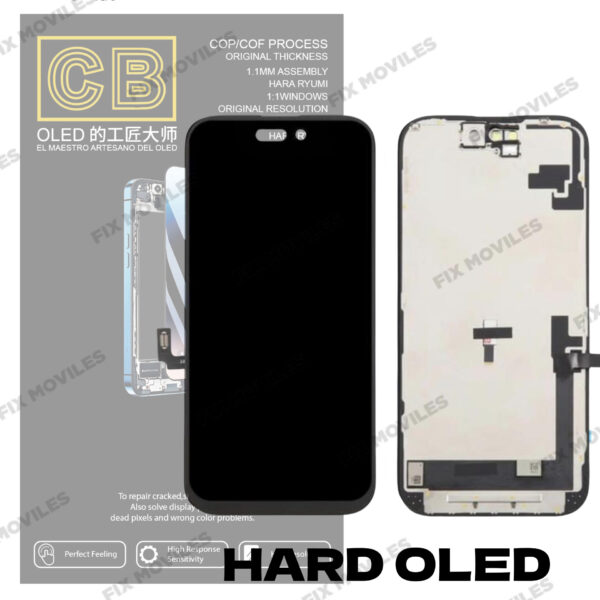 Pantalla âCB HARD OLED â iPhone 16 control IC Reemplazable LCD+TACTIL Completo