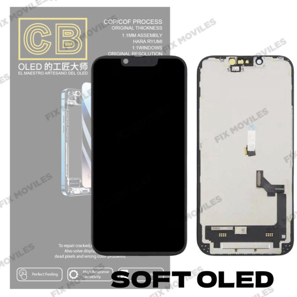 Pantalla âCB SOFT OLEDâ iPhone 16E / SE 2025 Control IC Reemplazable LCD+TACTIL Completo