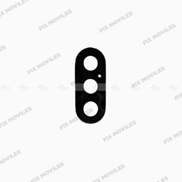 Lente Cristal Camara iPhone X Negro camara