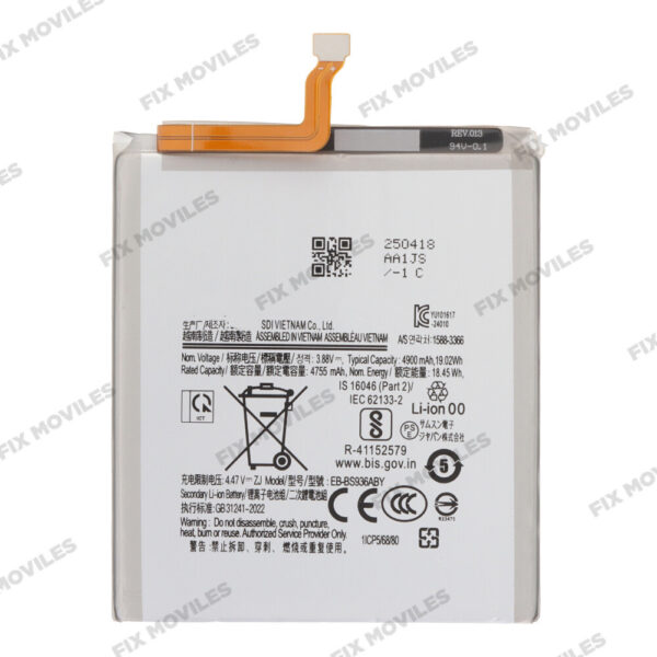 Batería Samsung S25 Plus 5G S936B EB-BS936ABY