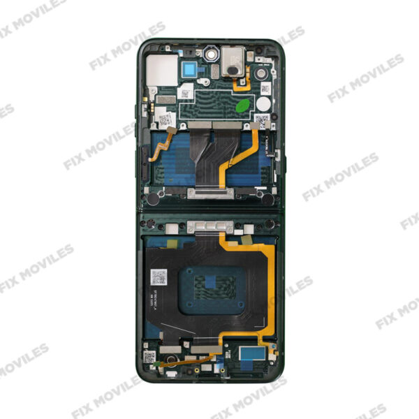 Pantalla Interior Motorola RAZR 60 Ultra (XT2551) Negro con Marco Completa SERVICE PACK