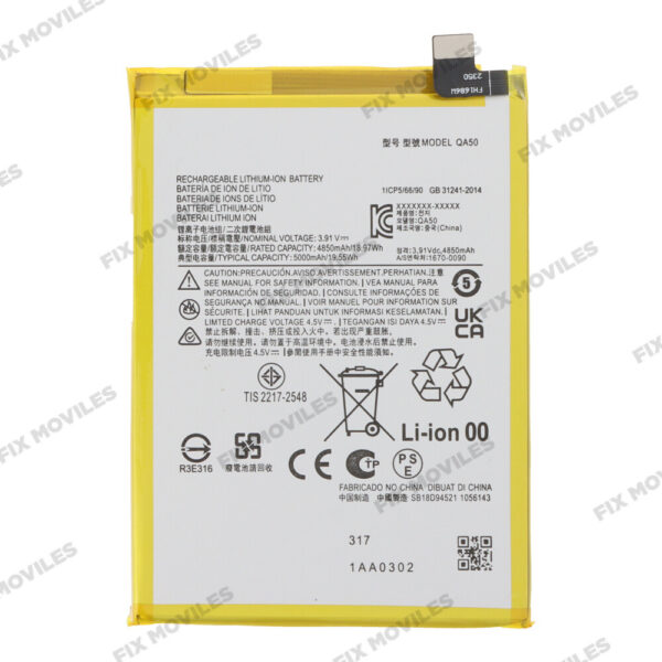 BaterÃ­a para Motorola Moto G Power 5G / Moto G Power 2024 / Moto G55 QA50 5000mAh