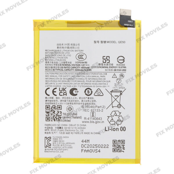 BaterÃ­a Motorola G85 5G QE50