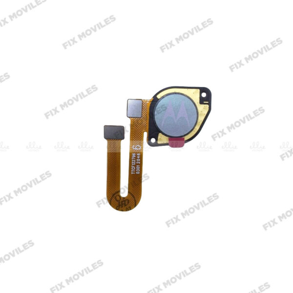Cable Flex de Home Boton para Motorola G30 Azul