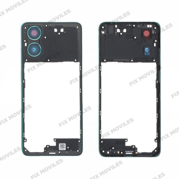 Chasis Trasera(B) para Motorola Moto G04/Moto G04S Verde