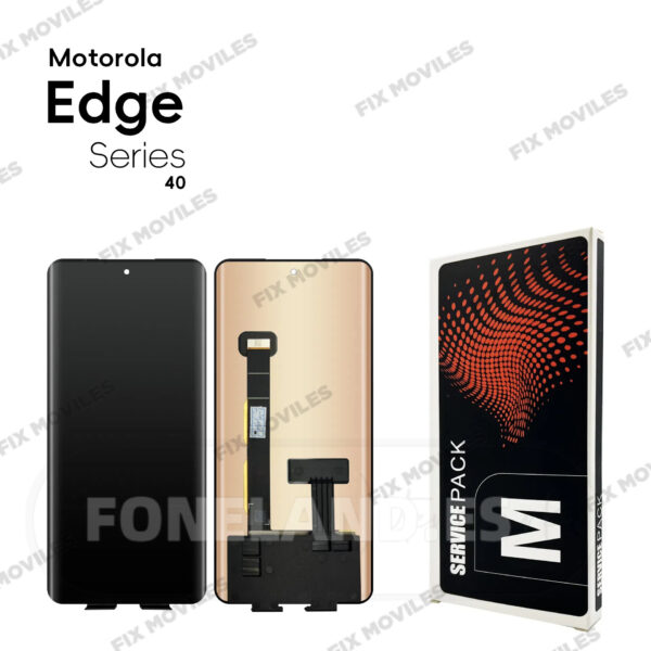 Pantalla Motorola Edge 40 Xt2303-2 / Edge 40 NEO Xt2307-1Negra Completa LCD+Tactil Negro Sin Marco